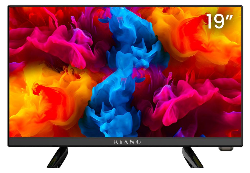 Kiano Slim TV 19 Zoll HD DLED Fernseher mit DVB-T2/S2/C Produktbild 