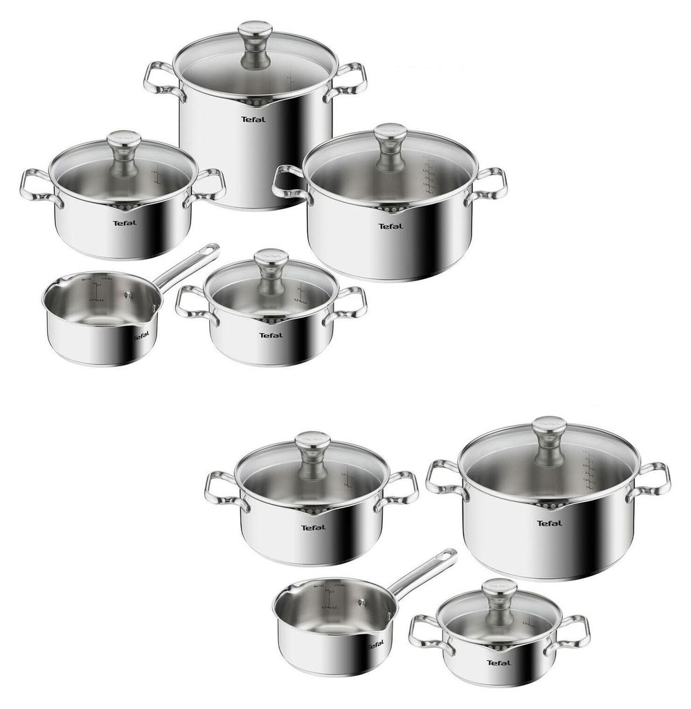 Tefal Duetto A705S9, pannenset, roestvrij staal, roestvrij Productafbeelding 