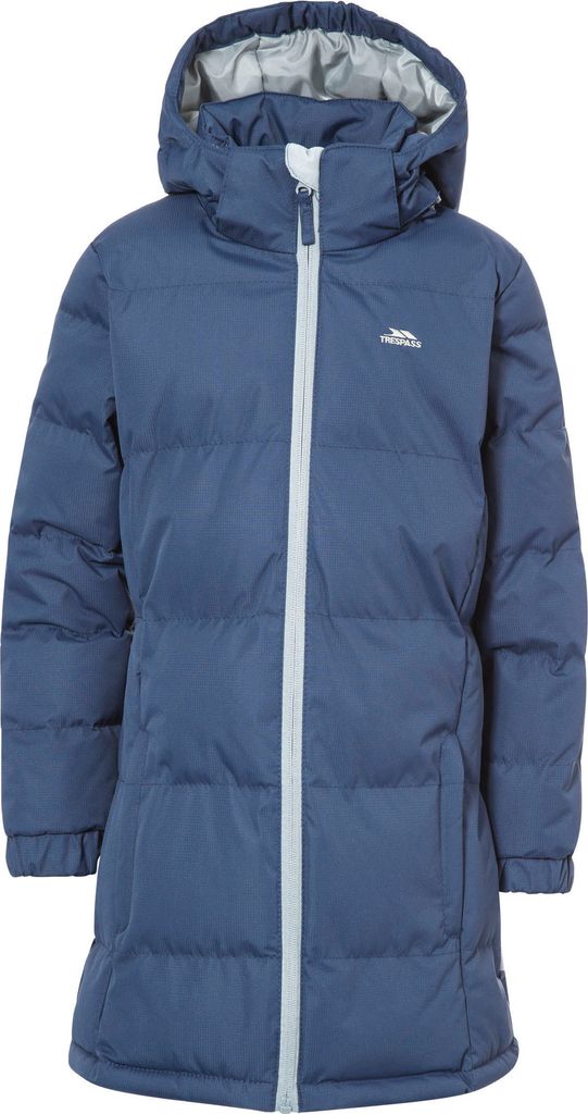 Trespass Kinder Mädchen Steppjacke / Winterjacke Tiffy TP762 (140) (Marineblau)