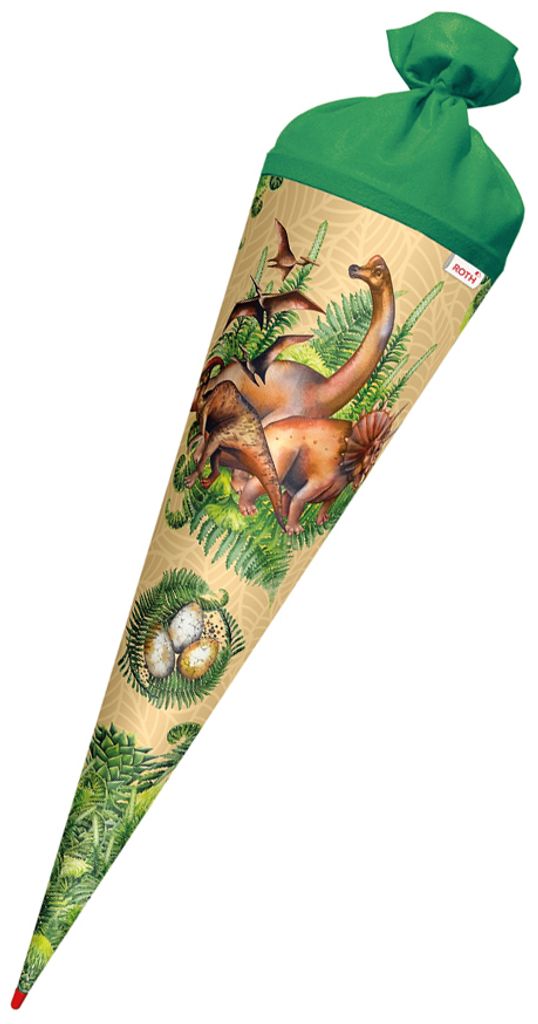 ROTH Schultüte "Veganosaurus" rund 700 mm Produktbild 