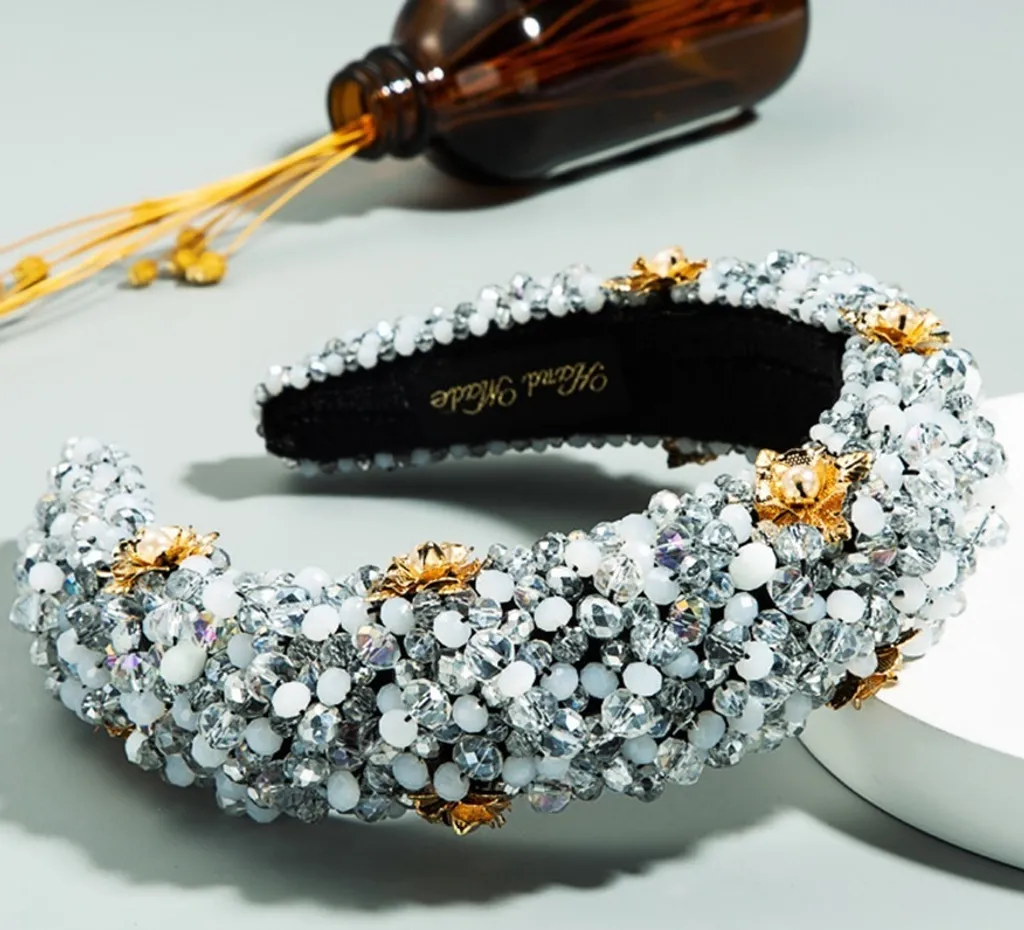 Acquista Fascia Penelope Grigia Bianca KP18823 | Praticità e Stile