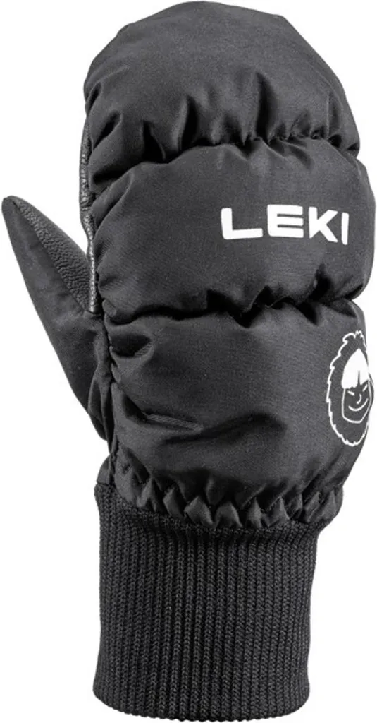 Leki Alpino Little Eskimo Short Mittens Bambino 10-11 Anni Nero