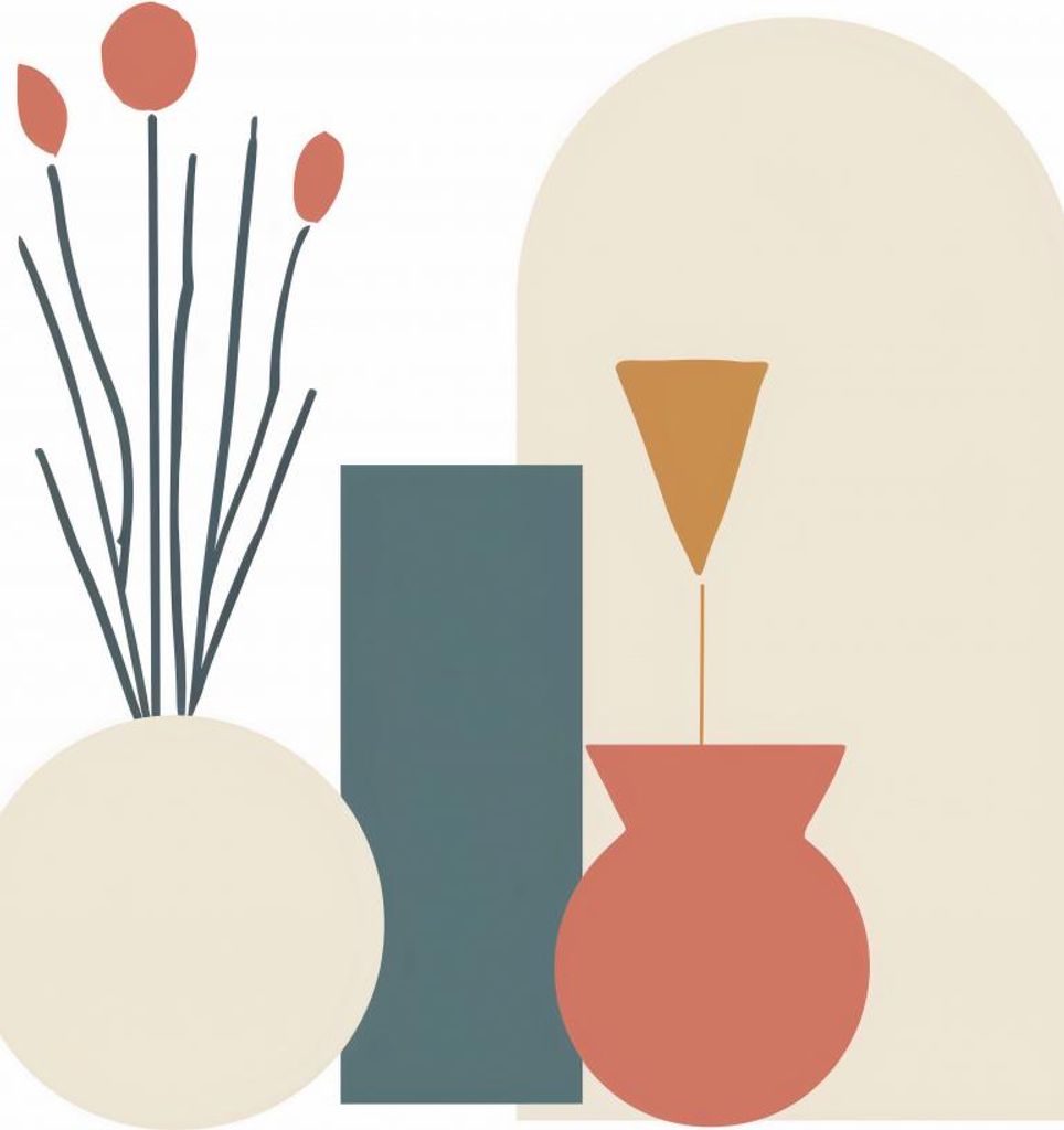 Plakat 13x18cm Creme Vasen