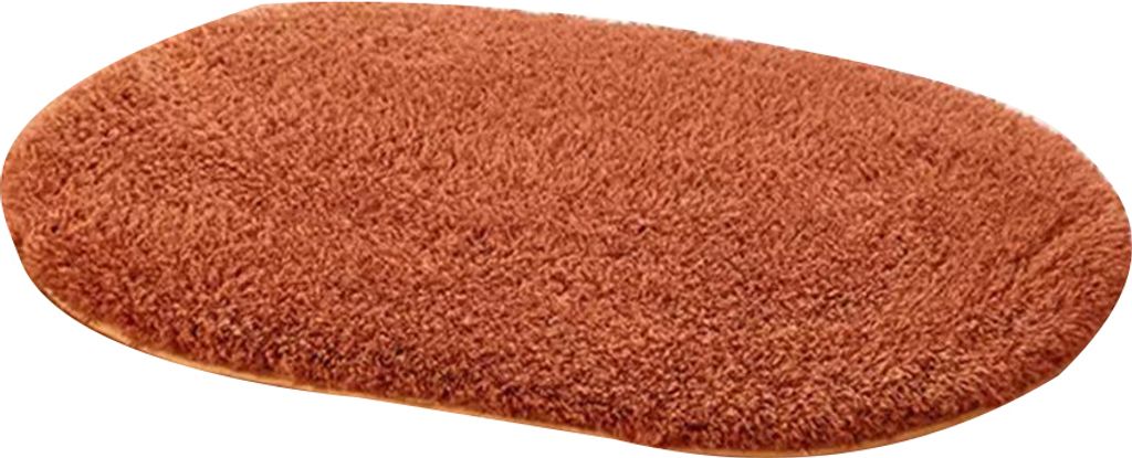 Feste farbige flauschige Wasserabsorption Badezimmer Schlafzimmer Mattenpolsterteppichteppich-Kaffee ,Größen:30*50cm