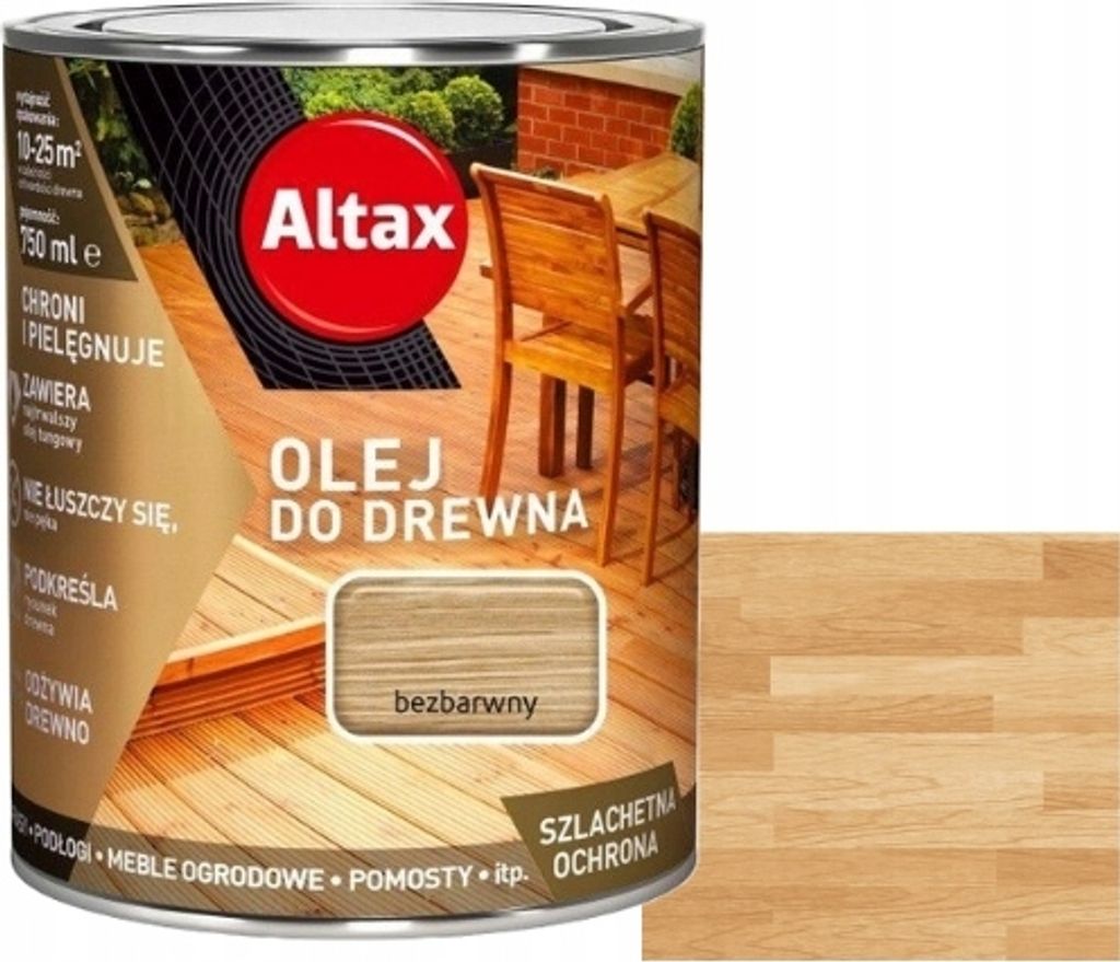 Holzöl, farblos, schützend, 0,75l Produktbild 