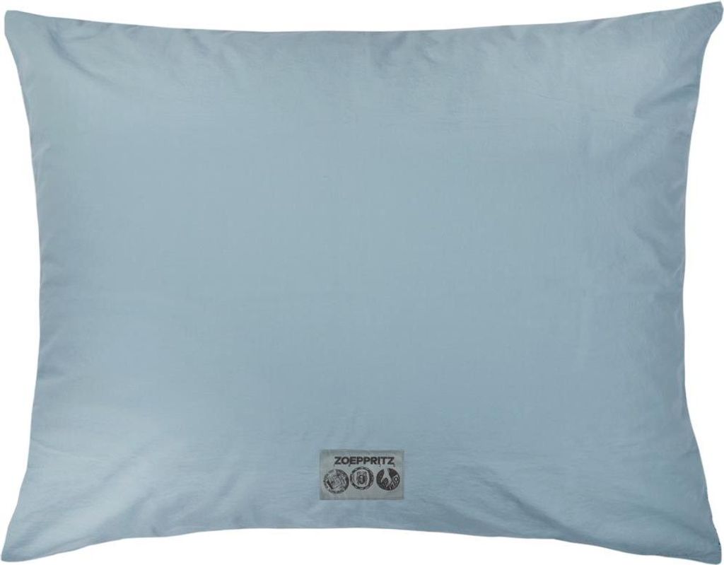 Zoeppritz Perkal-Kissenbezug Easy Farbe atlantic blue Größe 80x80