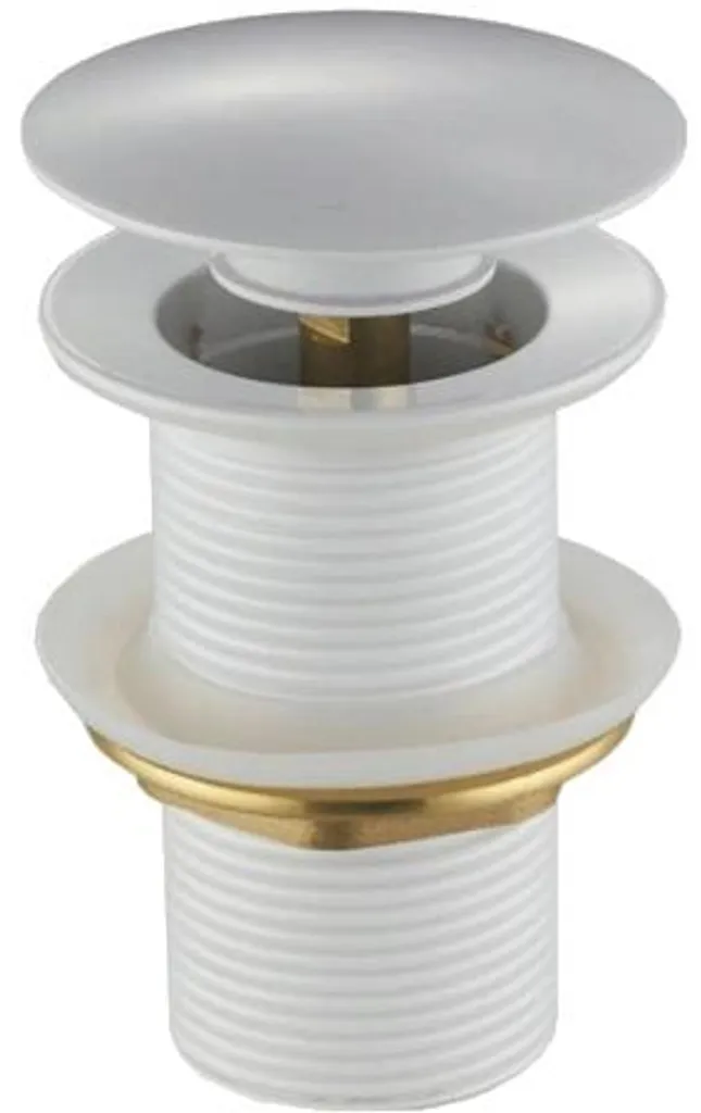 Piletta Mexen 79910 Click-Clack Bianco senza Troppopieno | Ottone