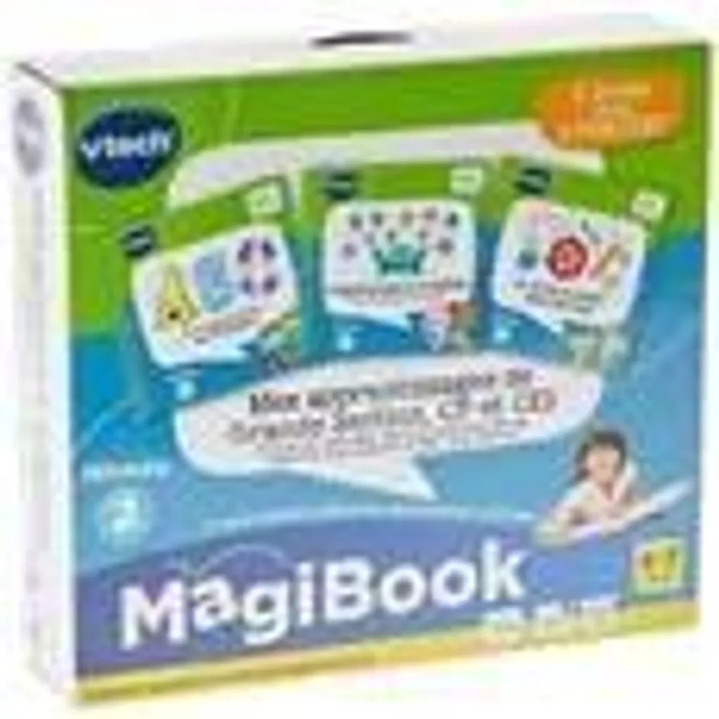 Livre Vtech interactif Grande Section avec 10 thèmes d'apprentissage variés