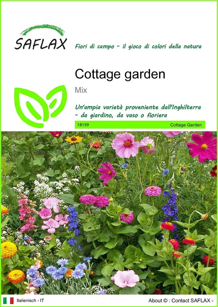 SAFLAX  - Cottage garden - 1000 semi - Mix Immagine del prodotto 