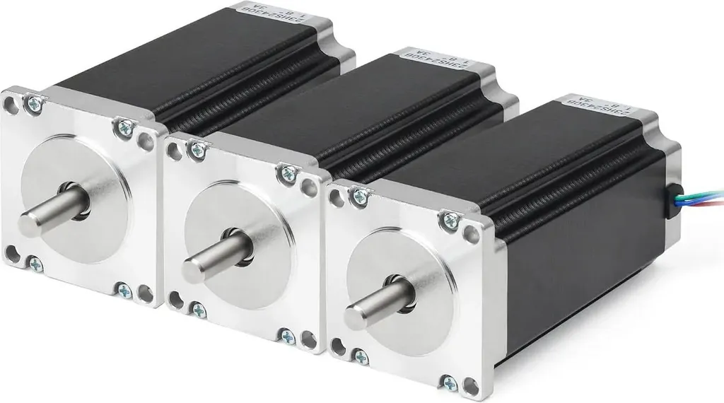 Moteur pas à pas anti-vibration à fort couple pour montage précis