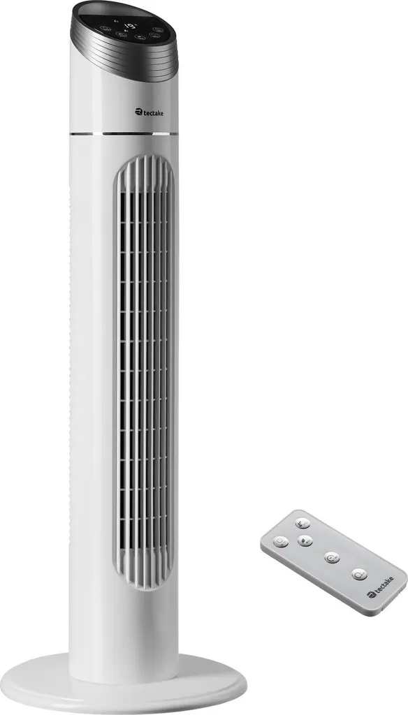 Ventilateur colonne 90 cm blanc idéal pour rafraîchir un bureau ou salon