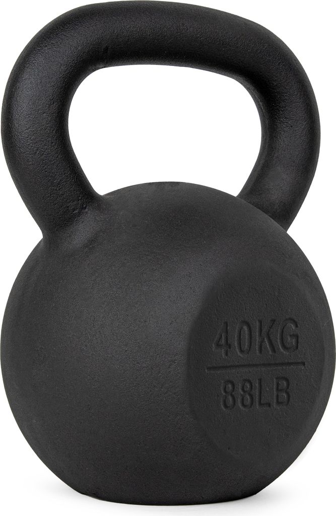 VirtuFit Kettlebell Pro aus Gusseisen 40 kg mit breitem Griff