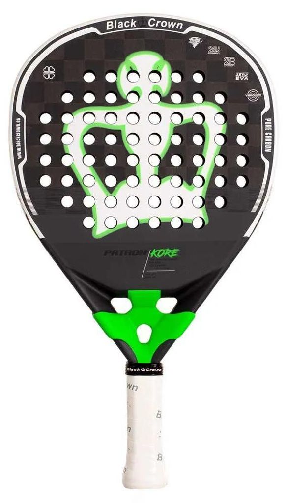 Racchetta da padel Black Crown Patron, colore verde, peso Immagine del prodotto 