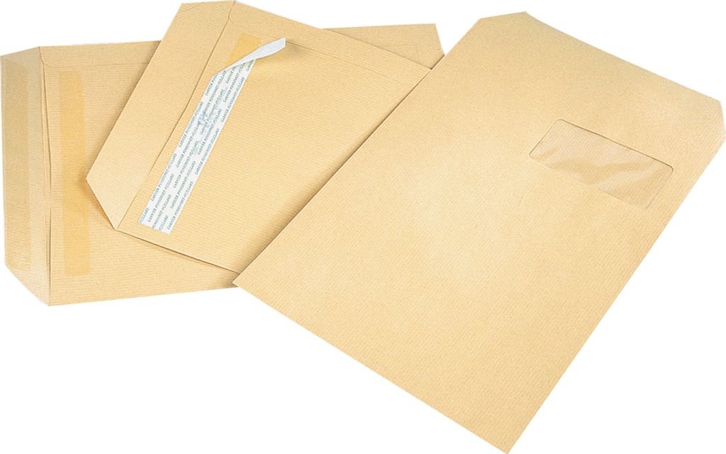 GPV Versandtaschen Premier C4 mit Fenster braun
