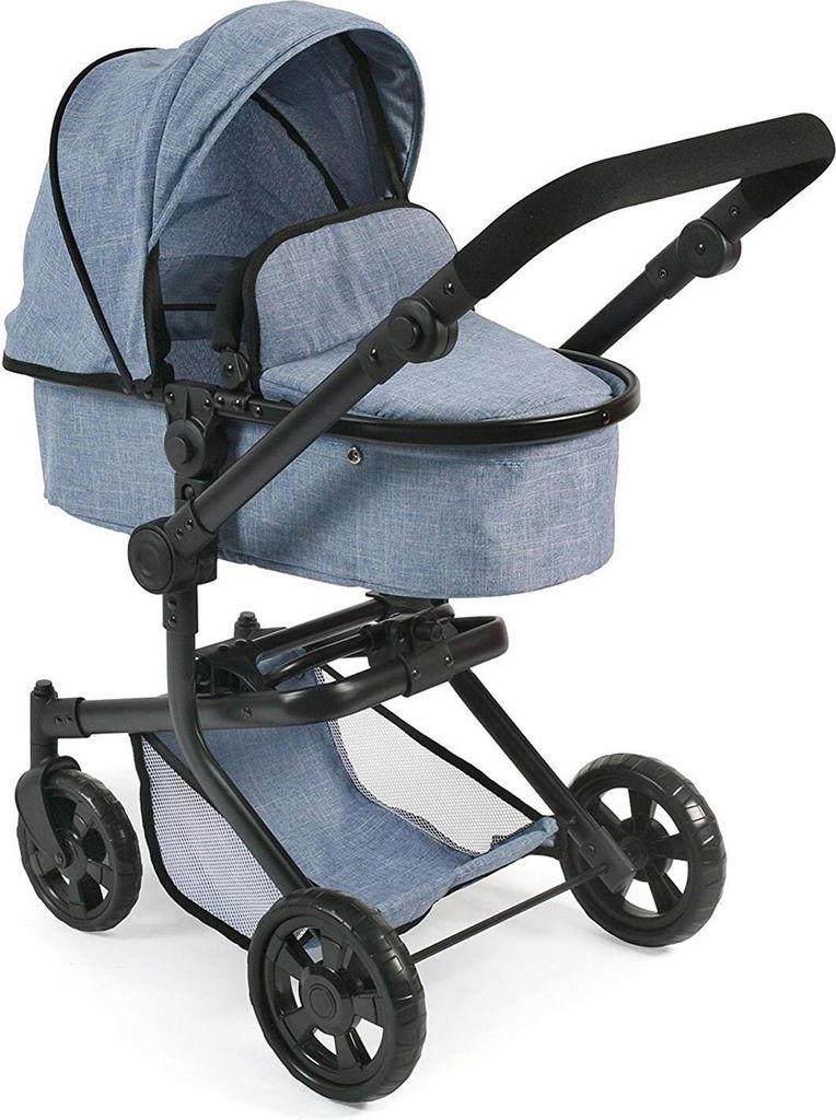 Bayer Chic 2000 Kombi-Puppenwagen "MIKA" - Farbe: Jeans Produktbild 