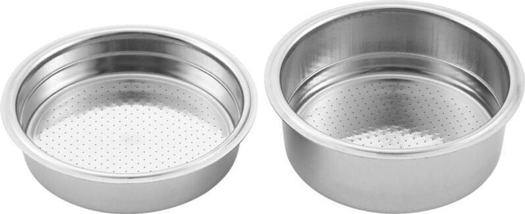 Stück 51 mm Edelstahl-Druckkaffeemaschinen-Filterkorb Pulverkorb Kaffeebodenfilterhalter Filter