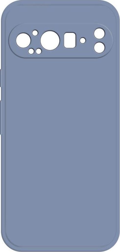 Hülle für Google Pixel 9 Pro - Phonesta Color Silikon Back Cover - Stahlblau