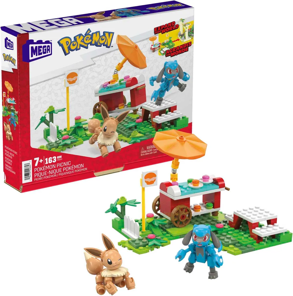 Pokémon Picnic Mega Construx : Finis les Écrans avec ce Set de Jeu DIY