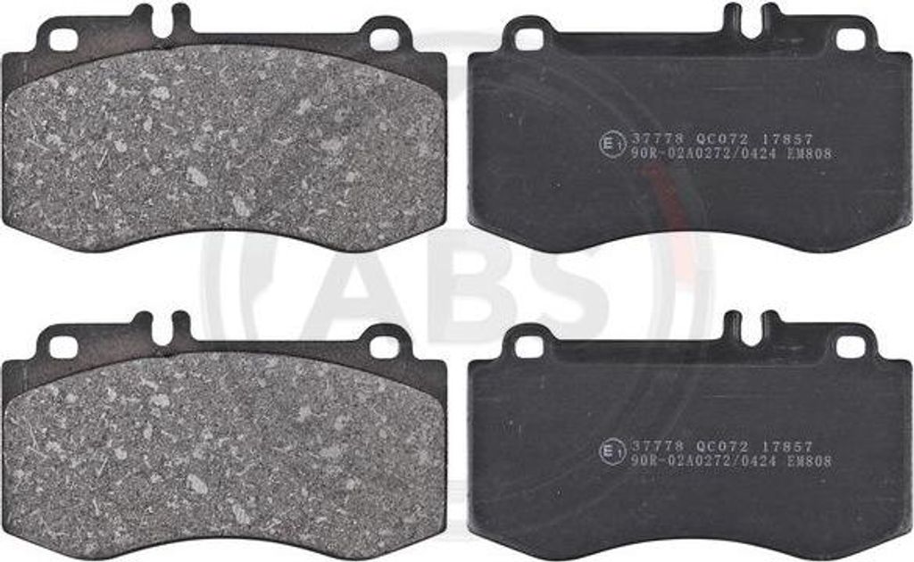 A.B.S. 37778 Bremsbelagsatz, Scheibenbremse OE 0054207720 kompatibel mit CLS, E-Klasse