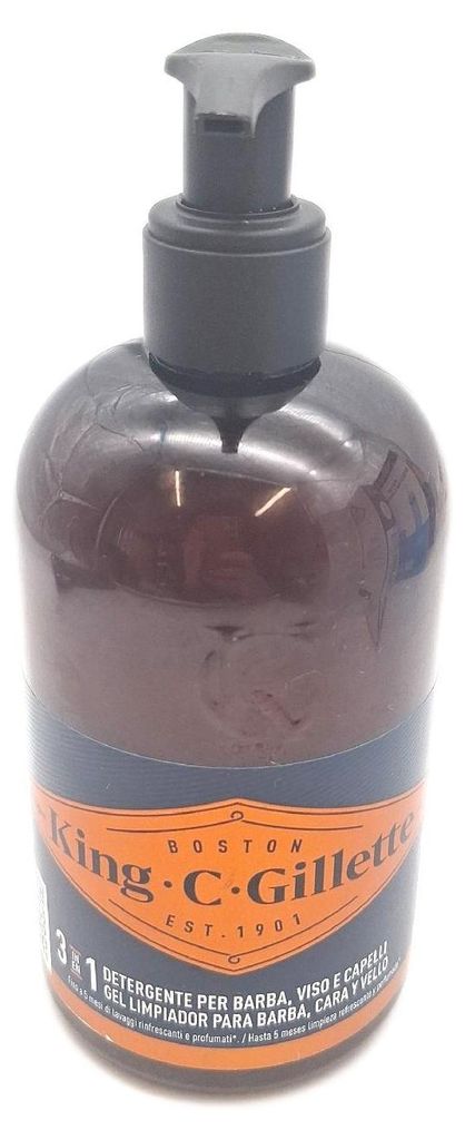Gillette KING C, Bartshampoo, 350 ml, Weichmachend, Produktbild 