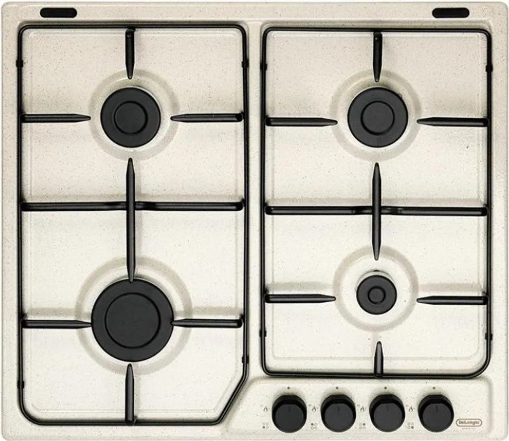 Table de cuisson gaz De'Longhi FFS 46 ASV 60 cm coloris avena 4 feux