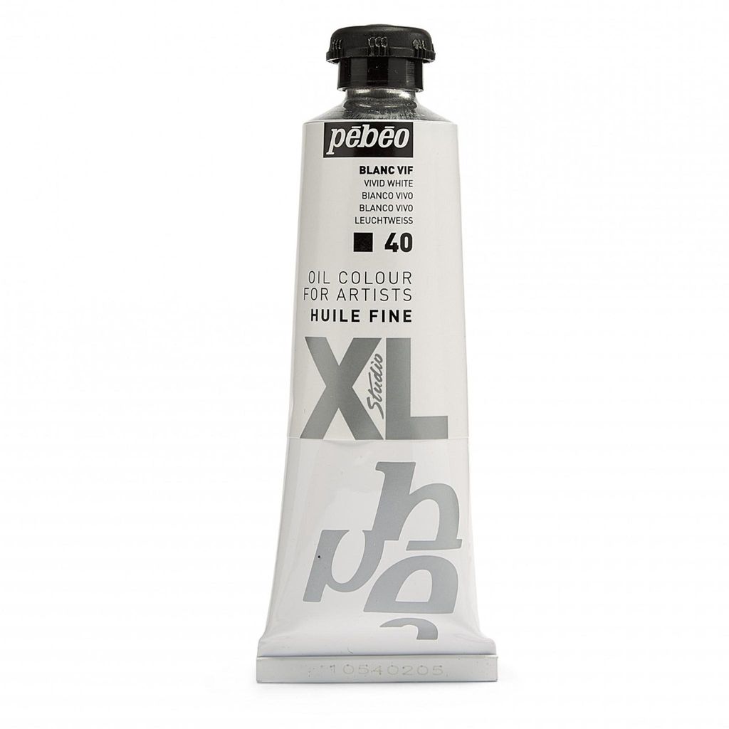 Pebeo Studio XL Ölfarbe, 37 ml, 40 Vivid White Produktbild 