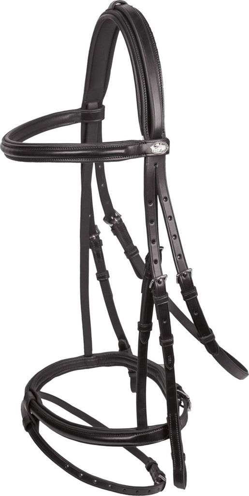 Schockemöhle Sports Trense Mannheim Neo Trensenzaum Black/Silver VB