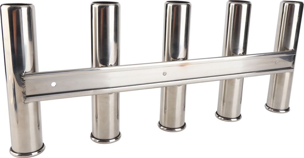 Angelrutenhalter 5 Rohre Stand 304 Edelstahl Hardware für Marine Yacht Boot