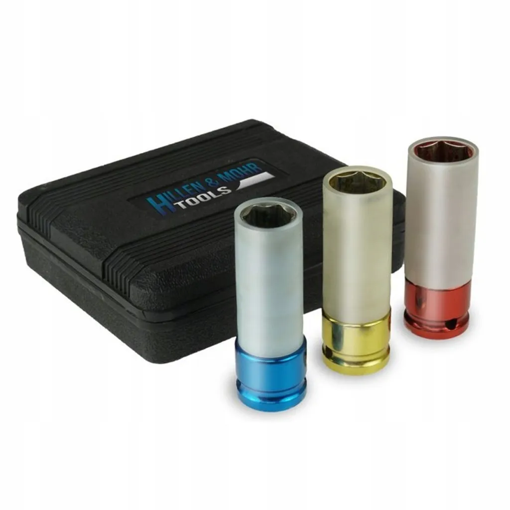Hillen&Mohr 17M003 Kit Bussole Ruote Lega 17 19 21 mm - Antigraffio