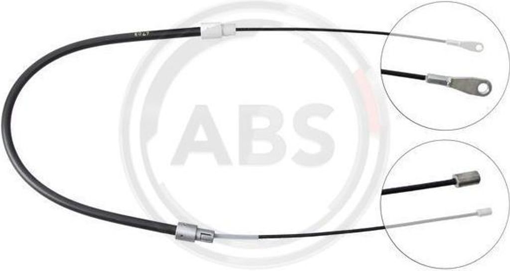 A.B.S. K14657 Seilzug, Handbremse OE 1684200285 kompatibel mit A-Klasse