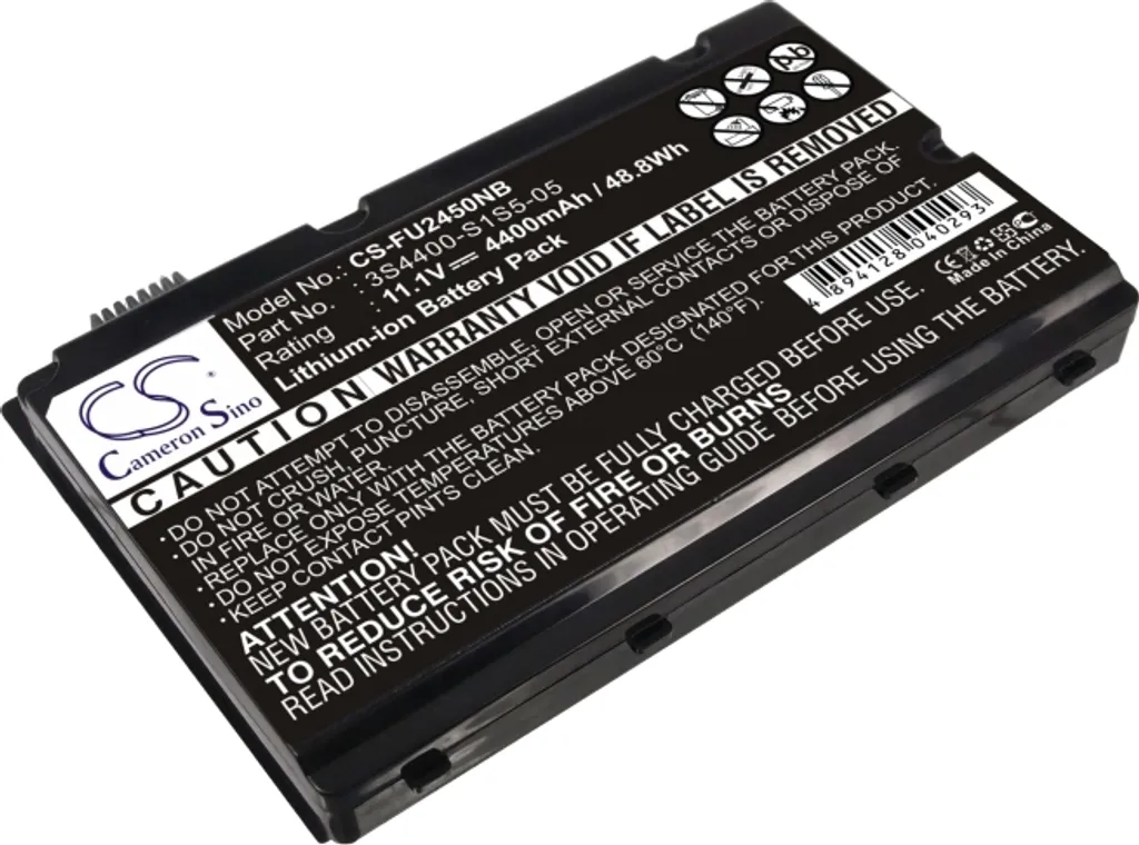 Batterie Techtek pour Fujitsu Amilo Pi2530 Pi2450 C7000 et C7010