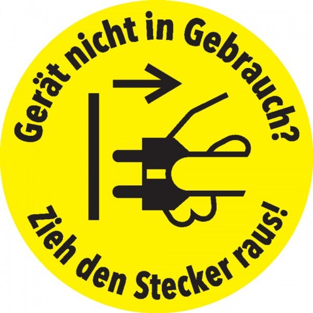Dreifke® Aufkleber | Klimalabel Gerät nicht in Gebrauch? - Produktbild 