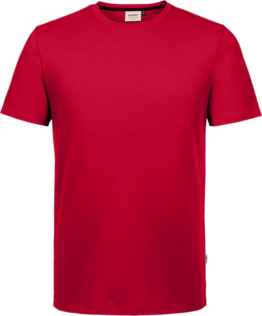 HAKRO Baumwolle Tec T-Shirt Herren #269 Gr. 4XL rot