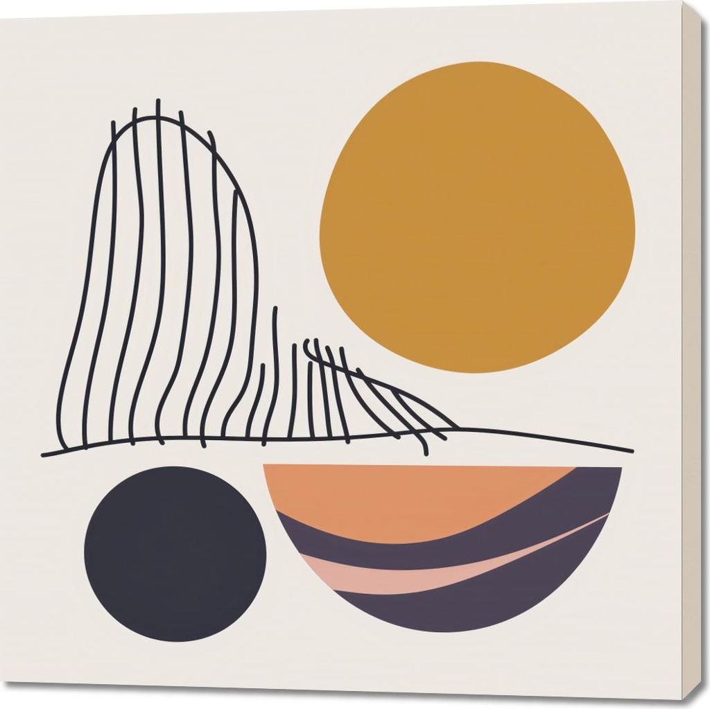 Bild 100x100cm Voller Ausdruck