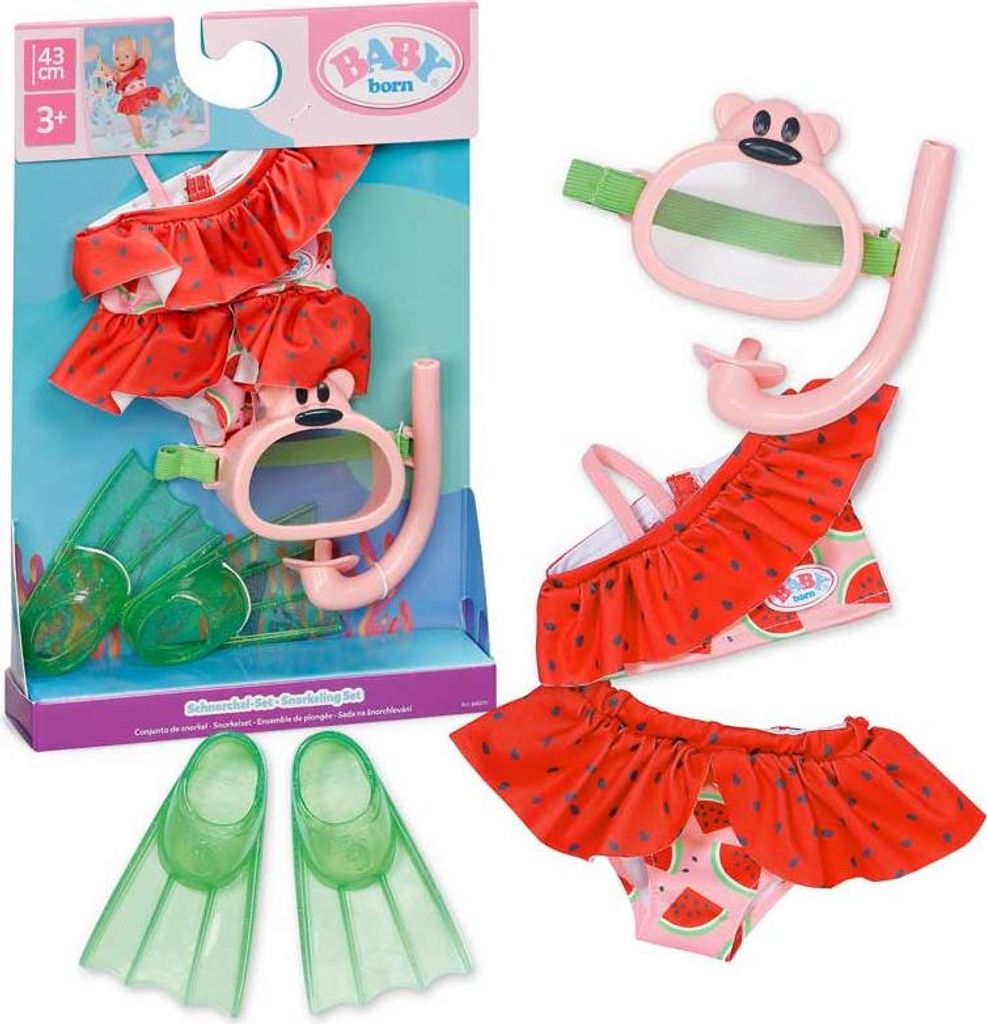 BABY born Snorkeling Set 43cm, plavky pre bábiku, 3 rok / Obrázok produktu 