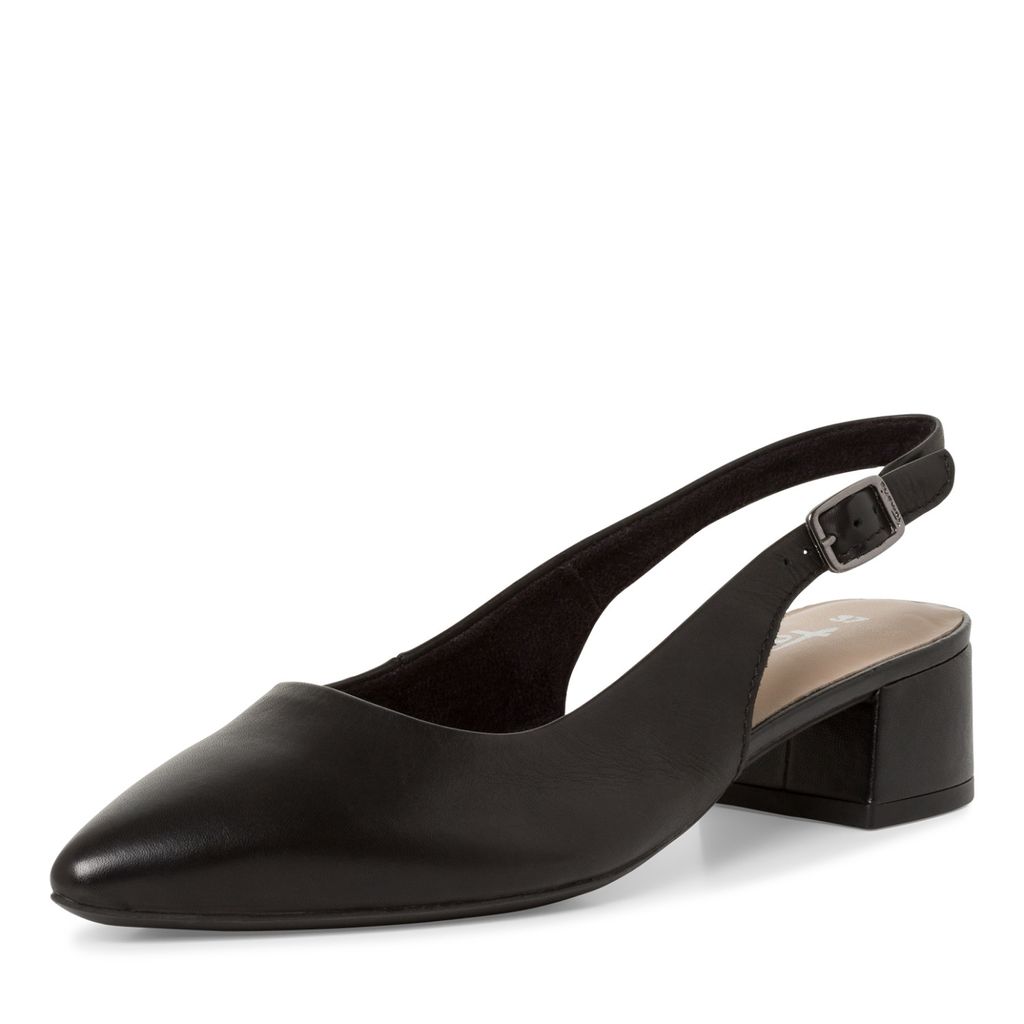 Tamaris dámské lodičky kožené slingback na špičatém Obrázek produktu 