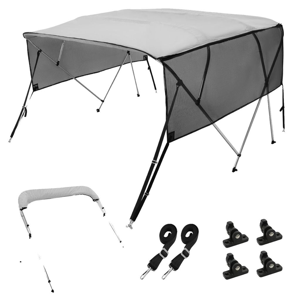 Taud de bateau VEVOR 4 arcs Bimini Top, largeur Image du produit 