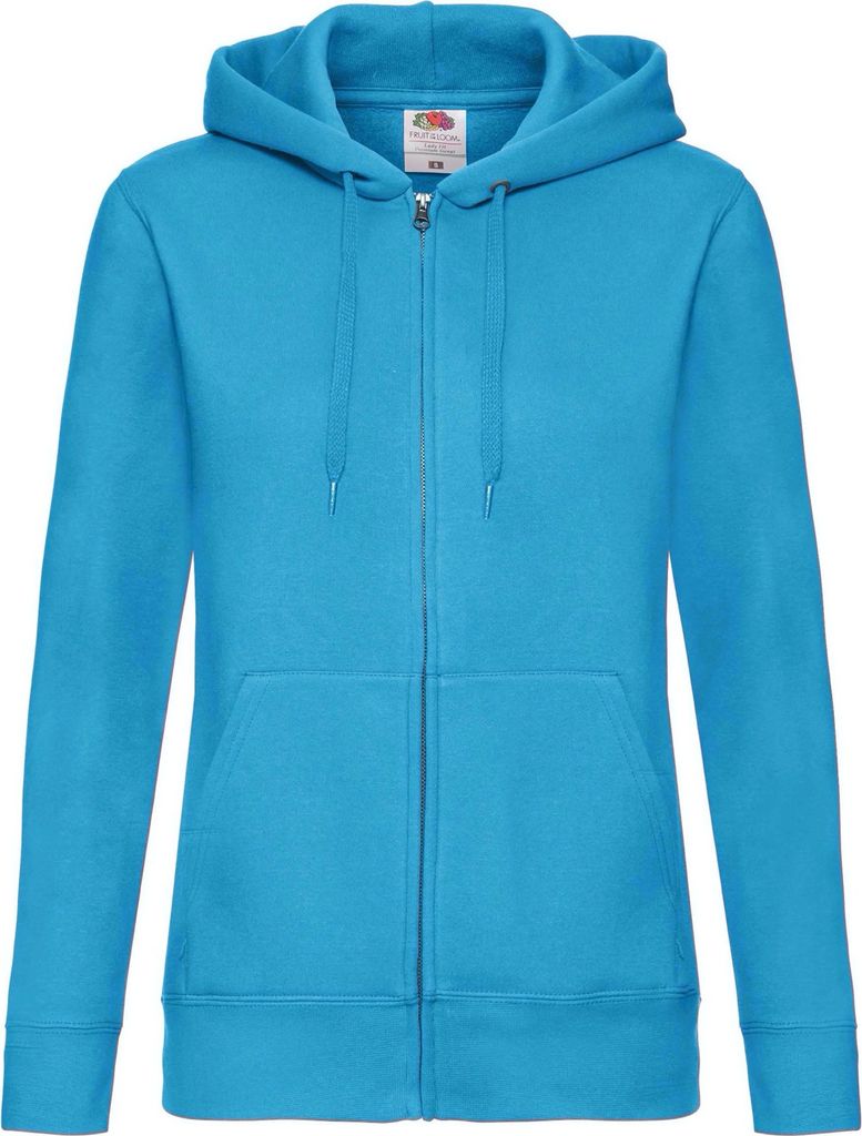 Fruties Sweatshirt mit Reißverschluss für Frauen Shegan azurblau XS
