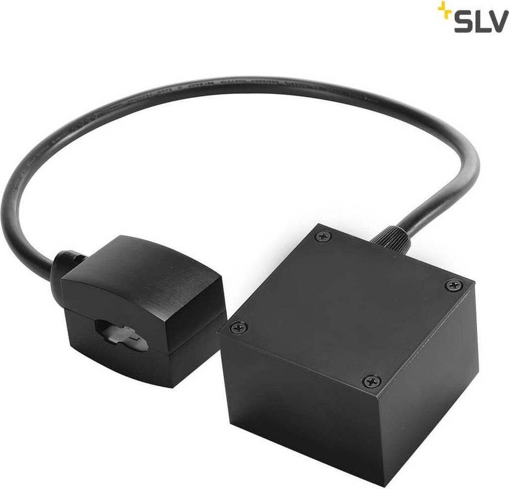 SLV 184004 Einspeiser für EASYTEC II schwarz Kabellänge: Produktbild 