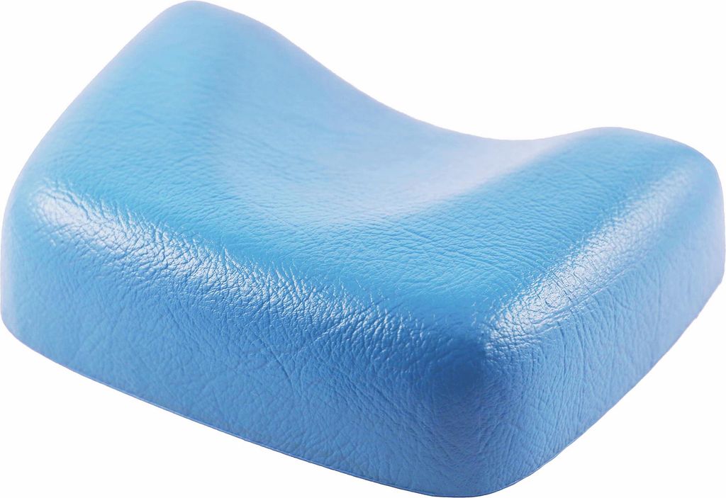 Appui-tête en mousse PUR pour solarium - bleu clair Image du produit 
