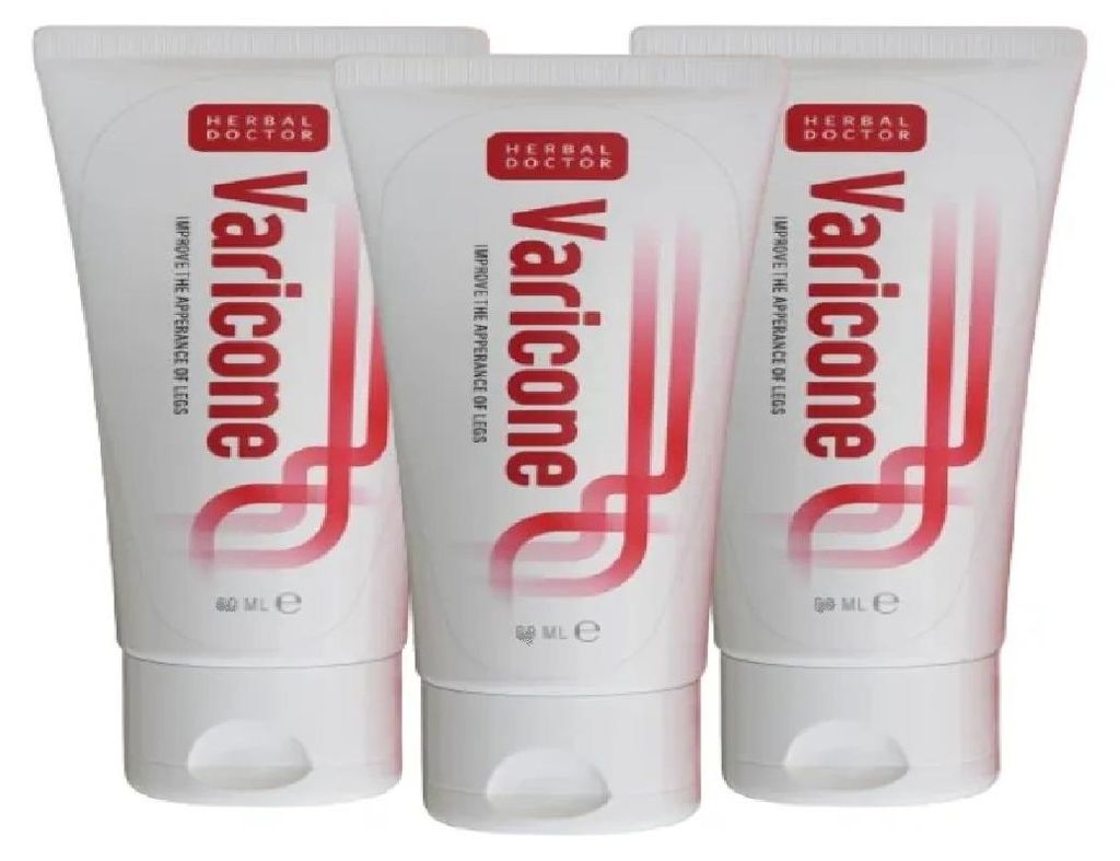 3x Varicone Premium 80ml na křečové žíly krém na pavoučí Obrázek produktu 