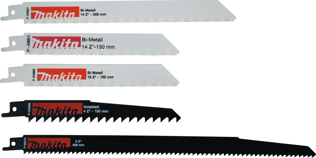Makita® Zubehör Reciprosägeblatt-Set - P-83945 Produktbild