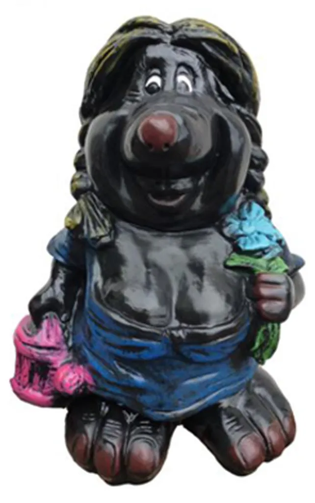 Figurine Décorative Maulwurf Fräulein Farten - Statuette Design 18cm