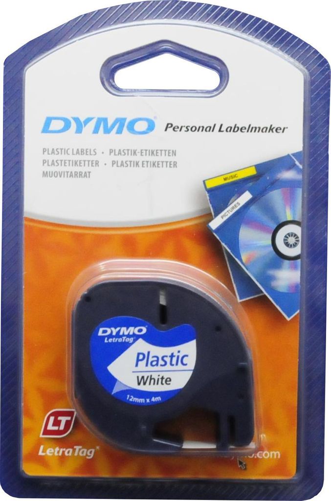Dymo LT Band Plastik schwarz auf weiß Zdjęcie produktu 