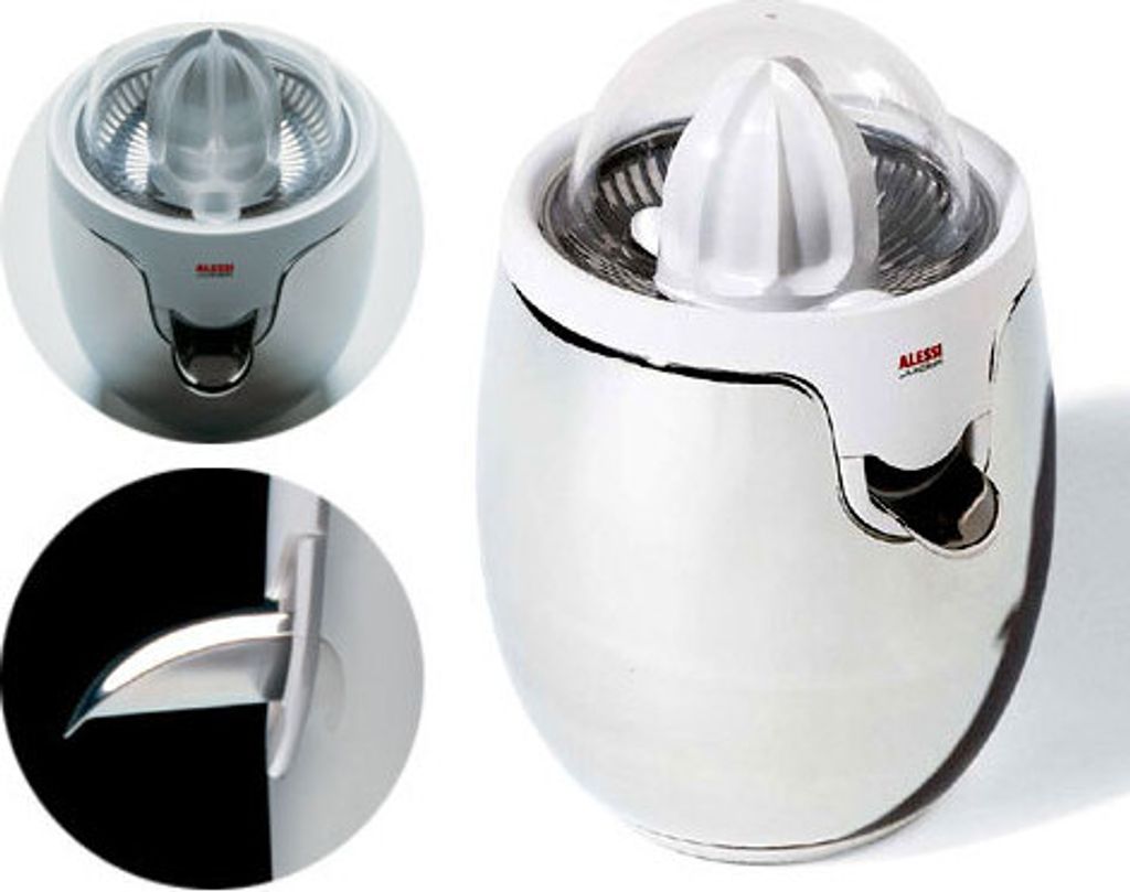 ALESSI SG63 Zitruspresse elektrisch Edelstahl 85 W Produktbild 