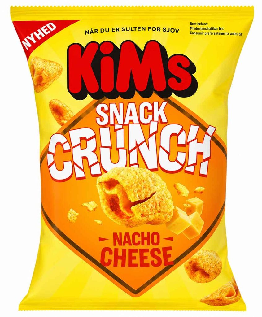 KiMs Snack Crunch Nacho Cheese 125g Produktbild  KI-generiertes Bild