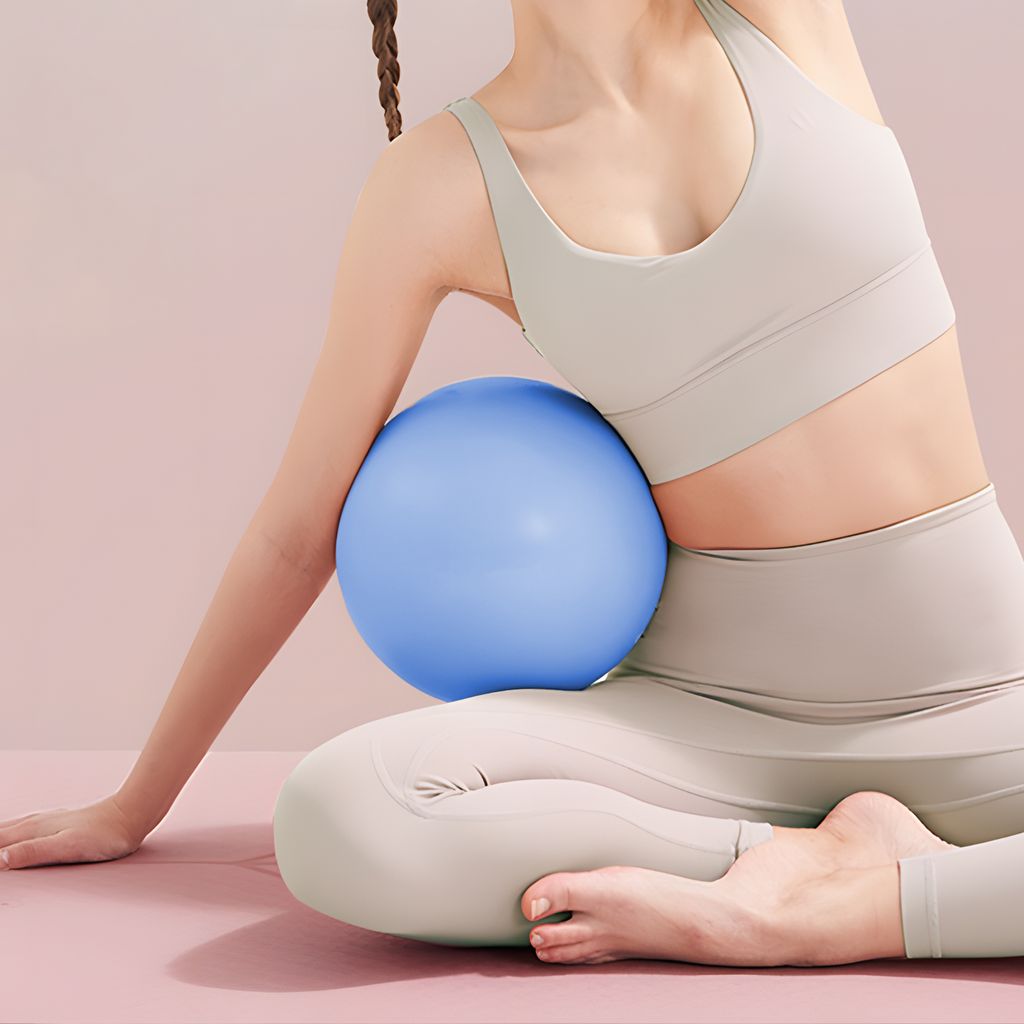 Cvičební míč 22 cm s pumpou Pilates Ball Pilates Ball Yoga Obrázek produktu 4