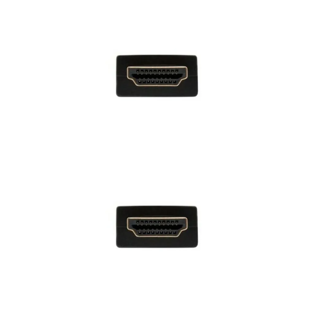 Câble HDMI Mâle vers Mâle V1.3 Nanocable 1.8m Noir pour Écran Full HD