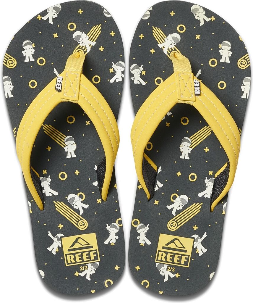 REEF Boys Kinder Zehentrenner Sandalen »AHI« Astronaut Glow Gr.31/32