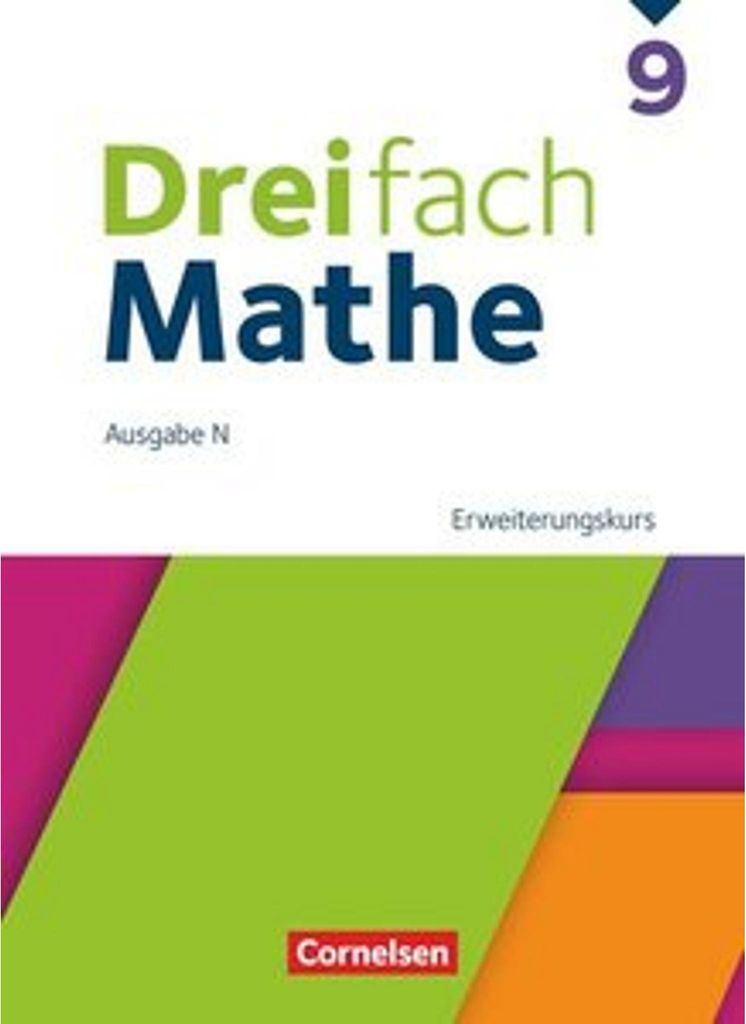 Dreifach Mathe 9. Schuljahr. Erweiterungskurs - Schulbuch mit digitalen Hilfen, Erklärfilmen und Wortvertonungen